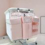 Multifunctional toolbox, crib organizer - pink