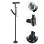 Multifunctional walking stick with LED flashlight