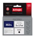 Multipack Activejet ARP-302BRX (zamiennik HP 302XL F6U68AE; Supreme; 3x17ml; czarny)