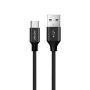 NAFUMI KABEL USB MICRO 3A NAFUMI CZARNY 3000MAH QUICK CHARGER QC 3.0 2M NFM-A1000 NFM-A1000 CZARNY