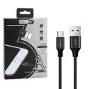 NAFUMI KABEL USB MICRO 3A NAFUMI CZARNY 3000MAH QUICK CHARGER QC 3.0 2M NFM-A1000 NFM-A1000 CZARNY