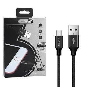 NAFUMI KABEL USB MICRO 3A NAFUMI CZARNY 3000MAH QUICK CHARGER QC 3.0 2M NFM-A1000 NFM-A1000 CZARNY