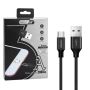 NAFUMI KABEL USB MICRO 3A NAFUMI CZARNY 3000MAH QUICK CHARGER QC 3.0 2M NFM-A1000 NFM-A1000 CZARNY