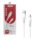 NAFUMI KABEL USB MICRO 5A NAFUMI BIAŁY 5000MAH QUICK CHARGER QC 3.0 1M NFM-M67