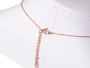 Naszyjnik podwójny Celebrytka Xuping - rose gold