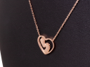 Naszyjnik Xuping stópki - rose gold