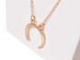 Necklace Celebrity Triple Moon - gold