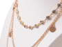 Necklace Celebrity Triple Moon - gold