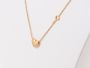 Necklace Celebrity Xuping heart with key - gold