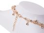 Necklace Chocker crystals - gold