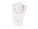 Necklace Chocker crystals - gold