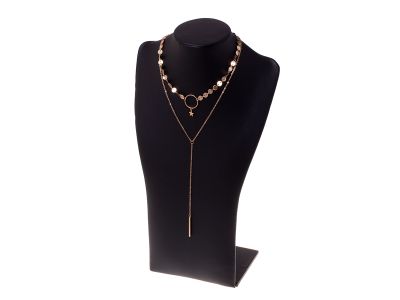 Necklace Chocker sequins - gold