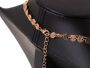 Necklace Chocker sequins - gold