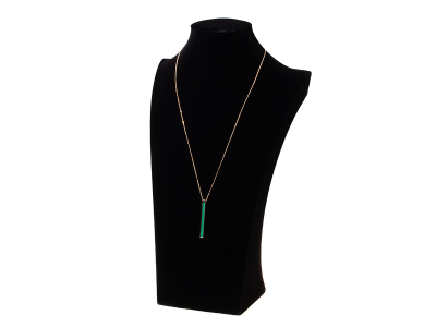 Necklace Hanging - gold - green