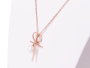 Necklace Xuping cross - rose gold