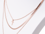 Necklace Xuping cross - rose gold