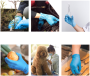 Nitrile gloves 100 pcs. L - blue