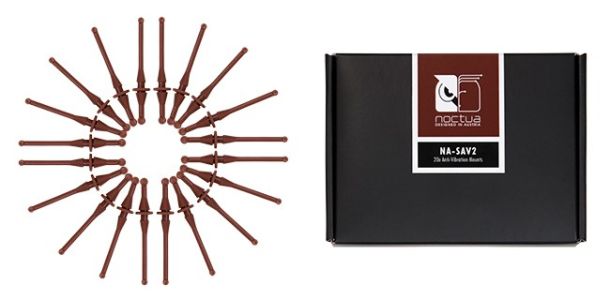 Noctua NA-SAV2 hardware cooling accessory Brown