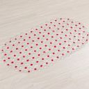 Non-slip bathtub / shower tray mat - red