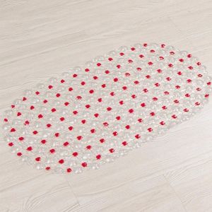 Non-slip bathtub / shower tray mat - red