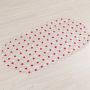 Non-slip bathtub / shower tray mat - red