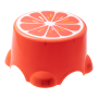 Non-slip footrest, step podest- small orange