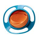 Non-spill bowl, non-rash GYRO BOWL - blue
