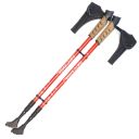 Nordic walking poles - red