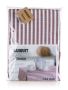 Obrus kuchenny DENIM Stripes 120 x 140 cm, bordowy