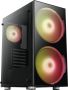 Obudowa Aerocool PGS PYTHON RGB AEROPGSPYTHON-G-BKRG (ATX, Micro ATX, Mini ITX; kolor czarny)