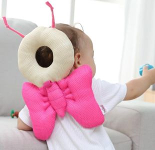 Ochraniacz na główkę do nauki chodzenia - różowy Diabełek