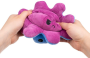 Octopus double-sided mascot 20 cm - dark blue & dark pink