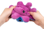 Octopus double-sided mascot 20 cm - pink & dark blue