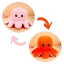 Octopus double-sided mascot 30 cm - orange & pink