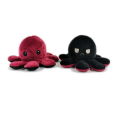 Octopus double-sided mascot 40 cm - wine colored & black