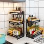 Organizer for crossings and kitchen accessories - three levels