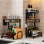 Organizer for crossings and kitchen accessories - two-level