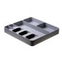Organizer for cutlery in the drawer - grey