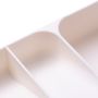 Organizer for cutlery in the drawer - white