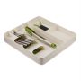 Organizer for cutlery in the drawer - white
