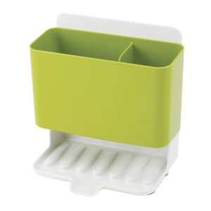Organizer for sponges, sink cloths - green and white