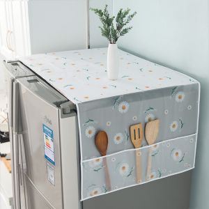 Organizer / pokrowiec na lodówkę lub pralkę- kwiaty