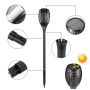 Ozdobna lampa solarna LED do ogrodu