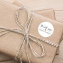 Ozdobne naklejki Thank You For your Order - wzór 2, 500 sztuk