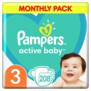 Pampers ABD Monthly Box S3 208 pc(s)