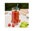 Paper straws 160mm x 10mm, 25 pcs - green