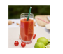 Paper straws 160mm x 10mm, 25 pcs - green