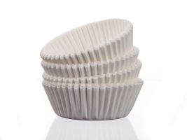 Papierowe muffinki białe 100szt