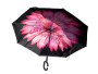 Parasol odwrócony, niekapiący Nowość - czarno różowy