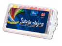 Pastele olejne heksagonalne KT020-AF - 24 kolory